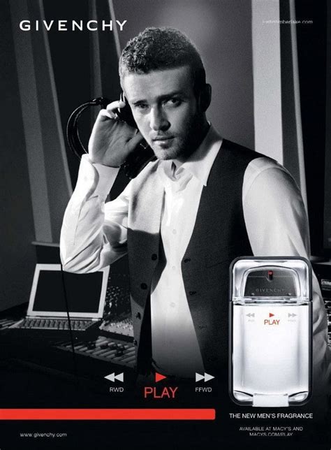 justin timberlake givenchy|givenchy play eau de toilette.